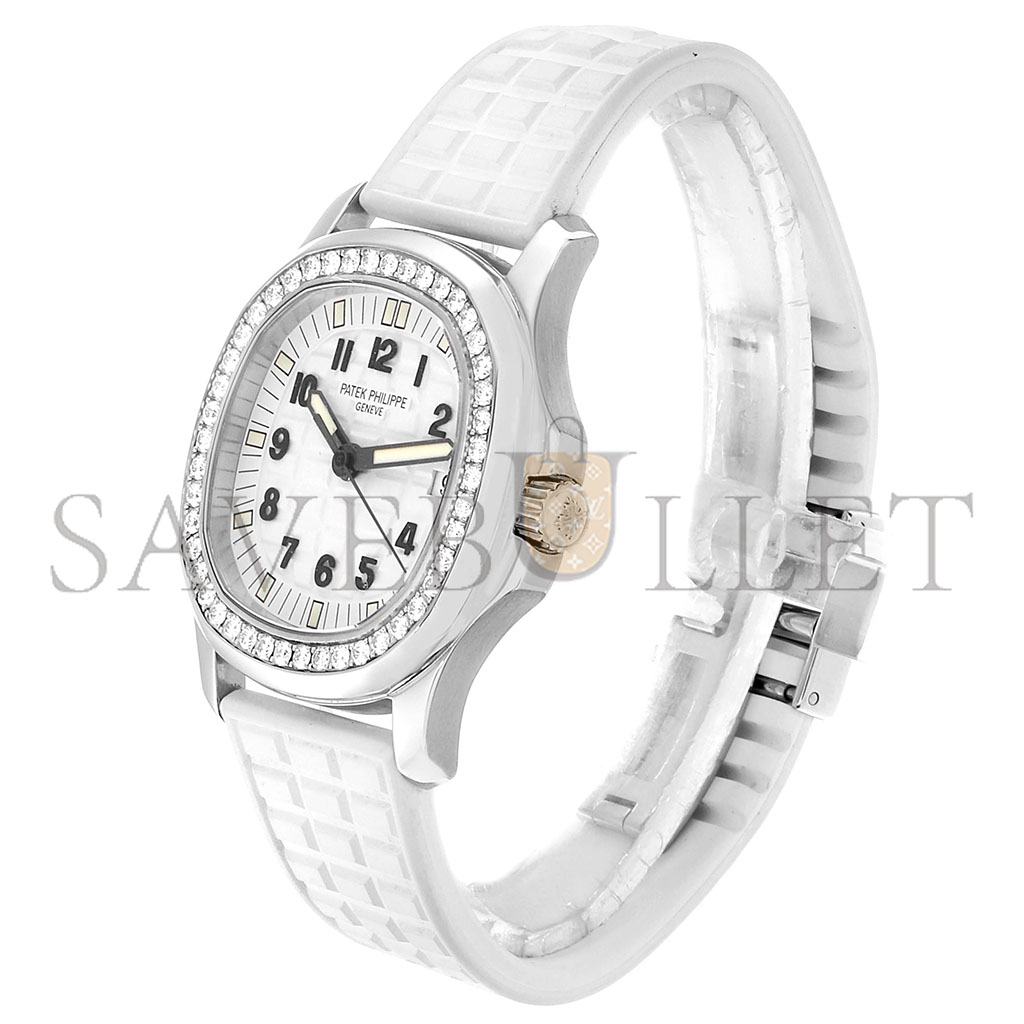 P**ek Ph**ppe aquanaut quartz steel white dial 5067a-011